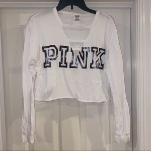 PINK VS crop top